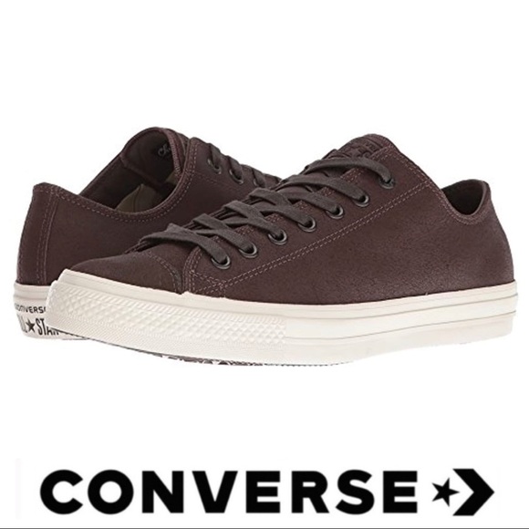 Converse Other - 💕SALE💕 Converse Brown Leather Ox John Varvatos